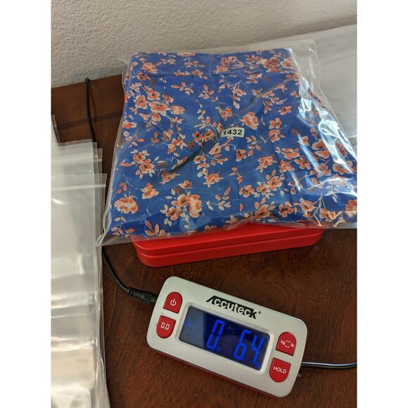 Berthie Paris Maxi Skirt 4 Blue Floral Sheer High Slit Long Lined Bohemian Retro - Picture 14 of 15